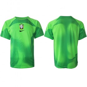 Camiseta de fútbol Brasil Portero 2ª equipación Copa Mundo 2022